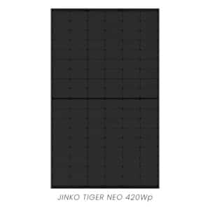 Jinko Tiger Neo 420Wp All Black Solar Panel JKM420N-54HL4-B