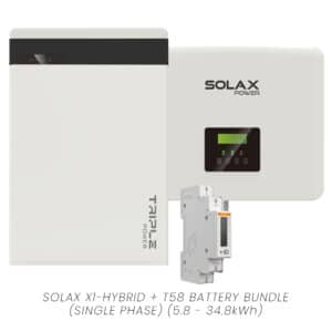 SolaX X1-Hybrid + T58 Battery Bundle