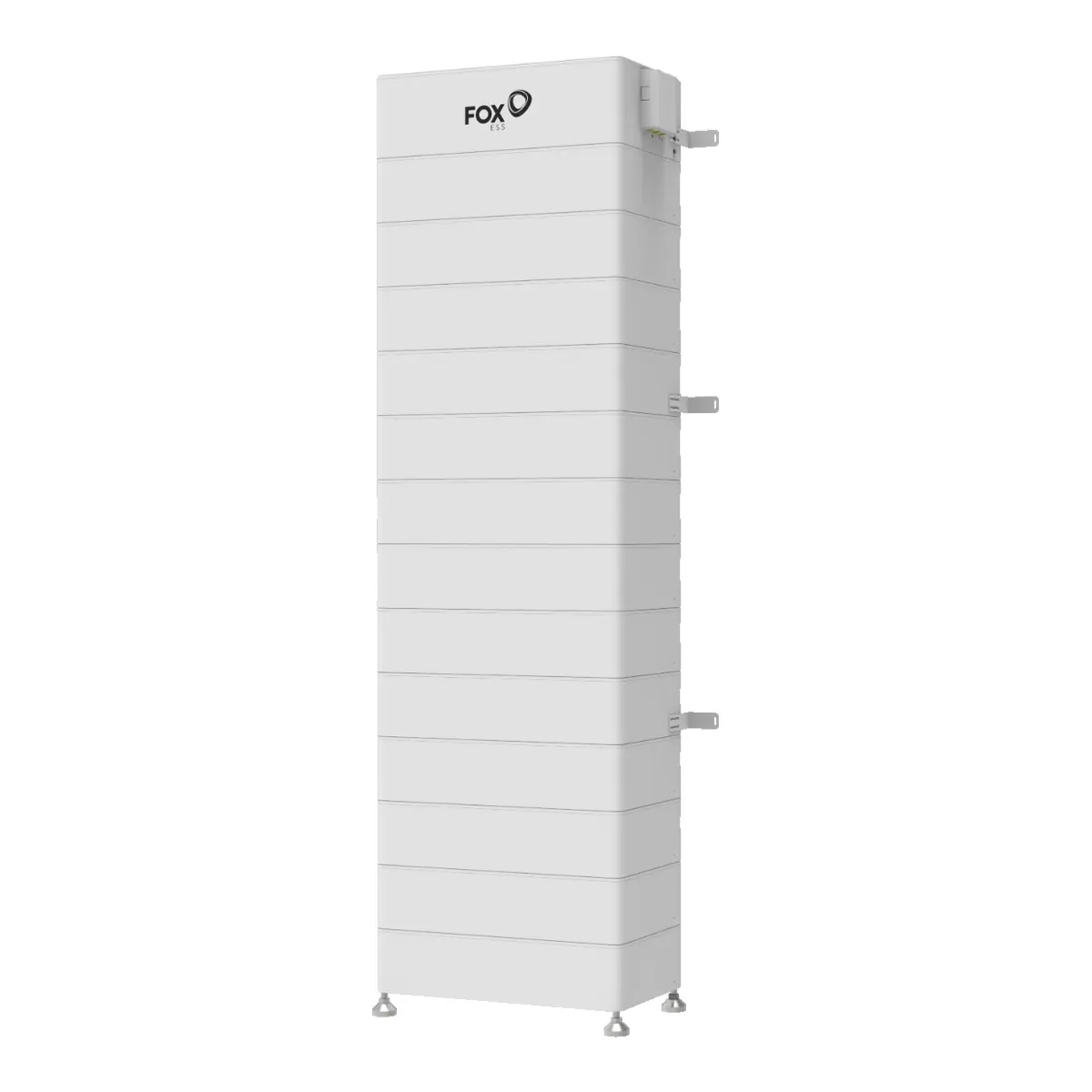 Fox ESS CQ7 14-battery high-capacity storage system, left-side view