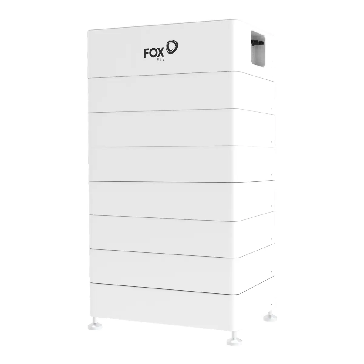 Fox ESS CQ7 eight-battery storage system shown at an angle